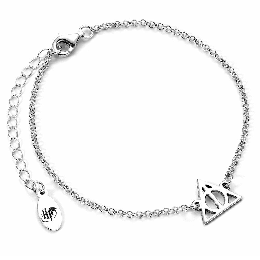 Harry Potter Sterling Silver Charm Bracelet Deathly Hallows