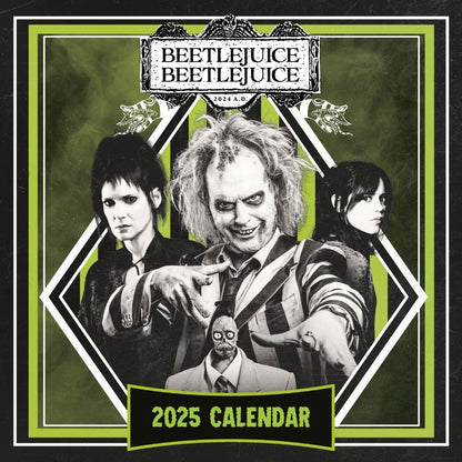Year 2025 square wall calendar