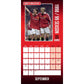 Manchester United FC Legends Square Calendar 2025