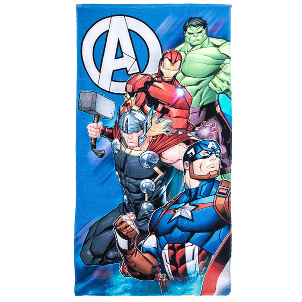 Large soft to touch velour beach towel