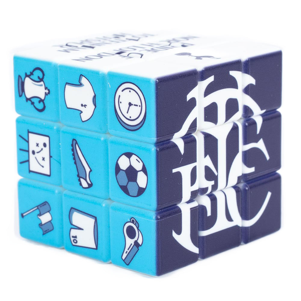 3x3 cube puzzle featuring multiple Tottenham images
