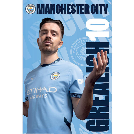 Rolled maxi poster, Featuring Man City star Jack Grealish