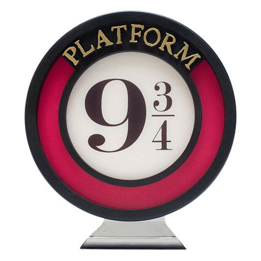 Flickering flame effect Platform lamp, Classic Platform 9 &amp; 3 quarters design, can be either free standing or wall mounted
