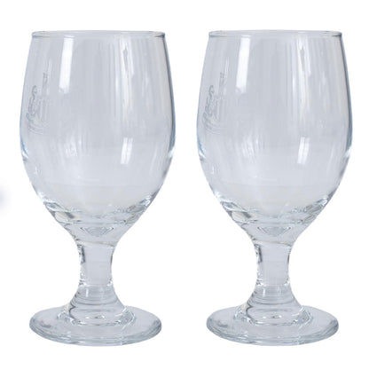 Set of 2 chalice glasses
