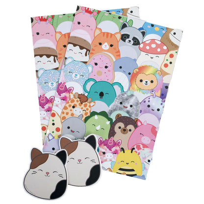 Vibrant, colourful gift wrap sheets and tags