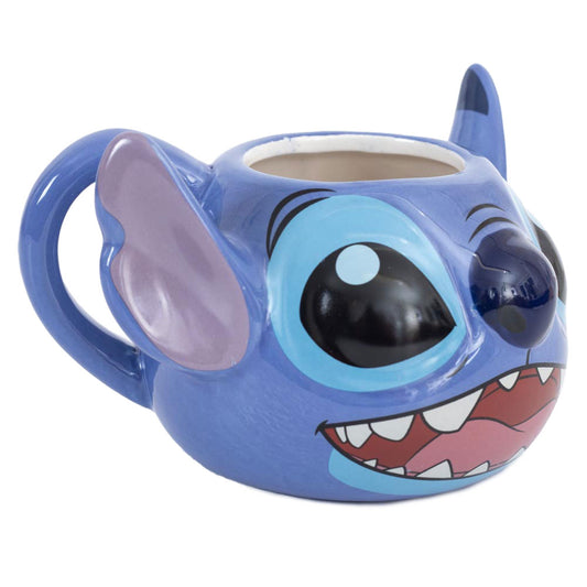 3D sculpted ceramic mug