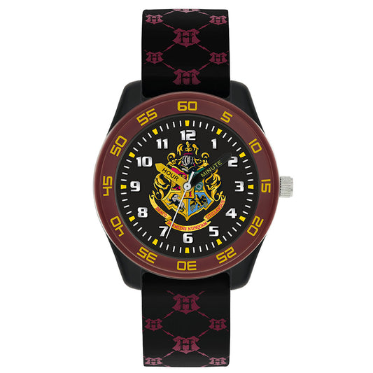 Junior analogue watch with easy read numbers and time teacher hands