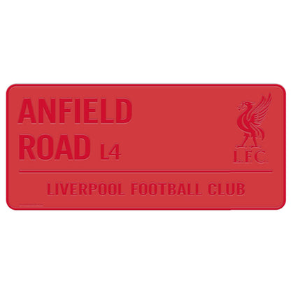 Gloss finish design stamped metal wall sign
