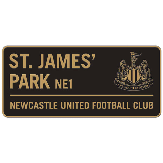 Gloss finish design stamped metal wall sign