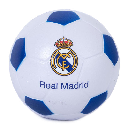 Classic blue and white football design stress ball 