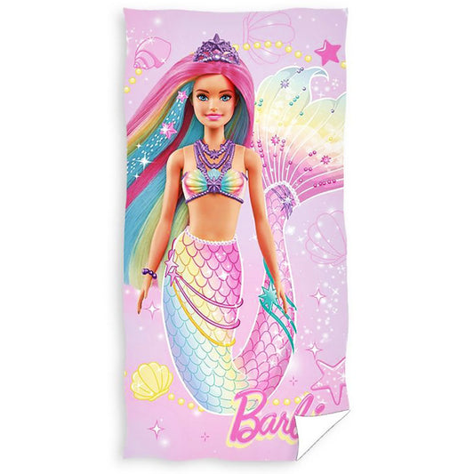 Large soft to touch velour beach towel