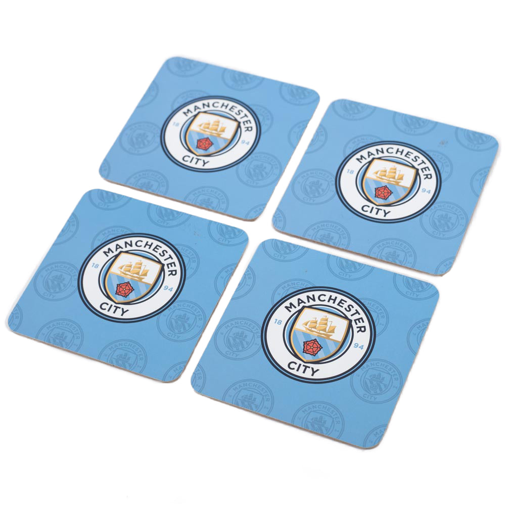 Pack of 4 cork coasters with a high quality print
