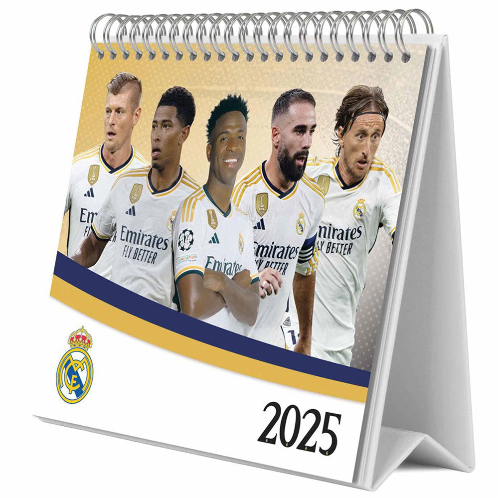 Year 2025 desk easel calendar