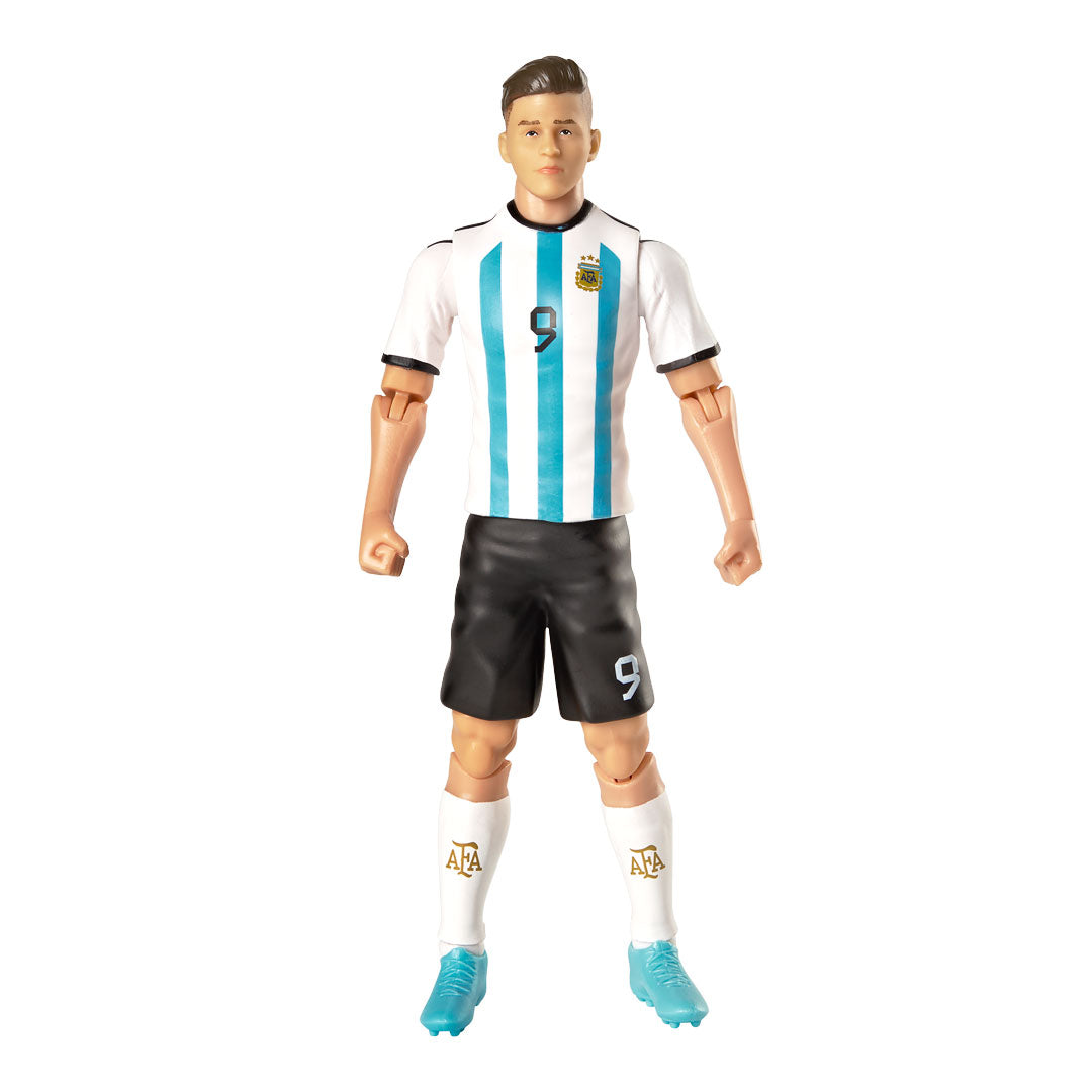 Sockers action figurine depicting Julian Alvarez