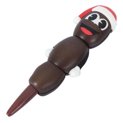 Mr Hanky shaped squishy pen