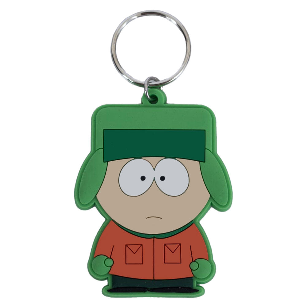 Soft, durable 5mm thick PVC Keyring with chain and split ring
