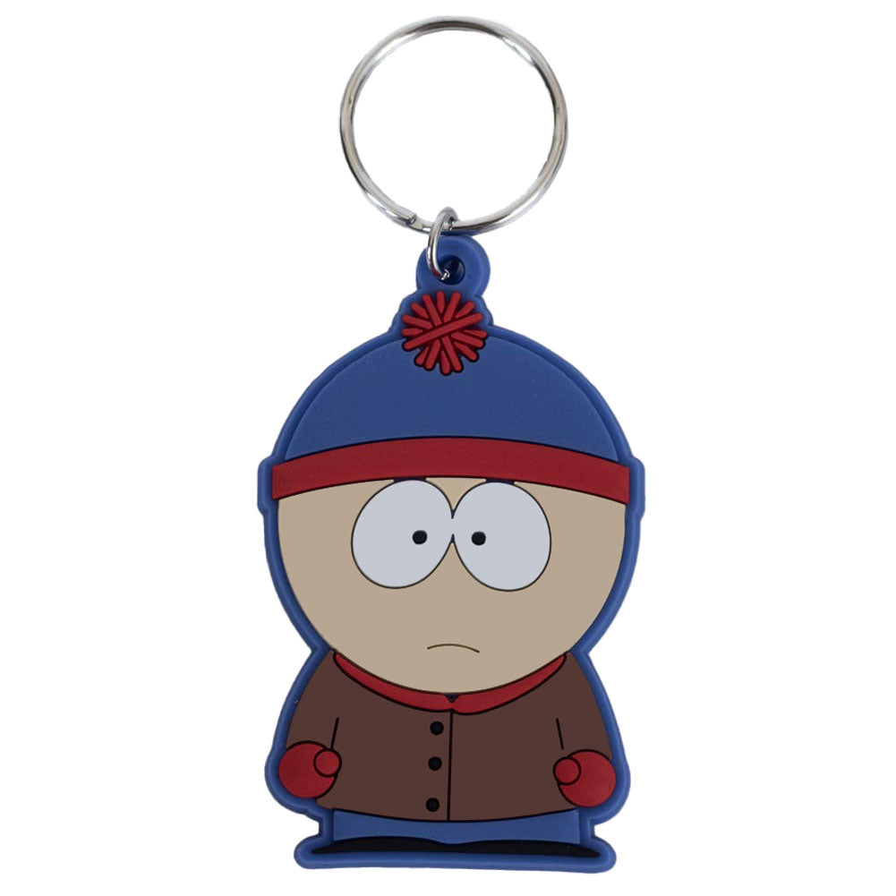 Soft, durable 5mm thick PVC Keyring with chain and split ring