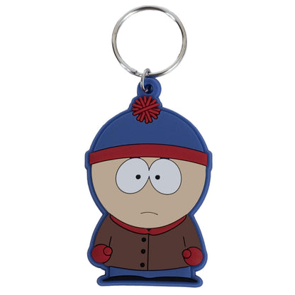 Soft, durable 5mm thick PVC Keyring with chain and split ring