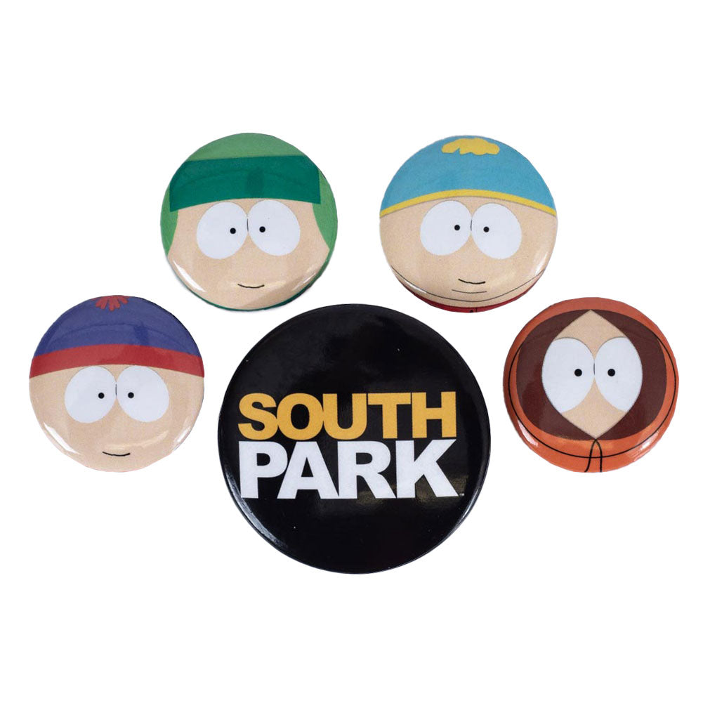 Eye-catching designs featuring Cartman, Kenny, Stan and Kyle