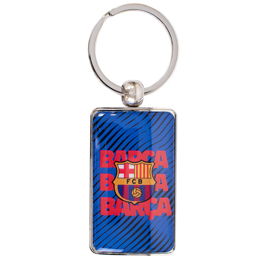 Metal rectangular keyring and split ring