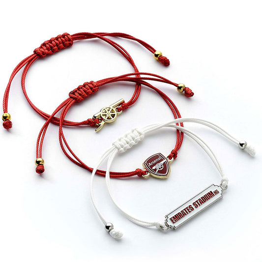 Set of three colourful and quaint friendship bracelets