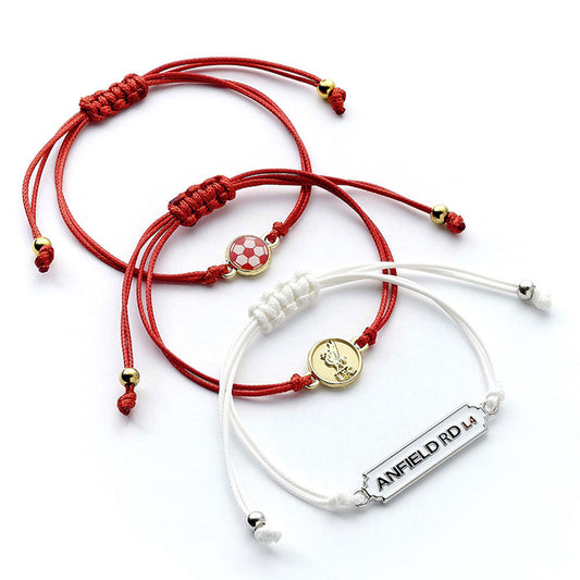 Set of three colourful and quaint friendship bracelets