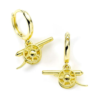 Hypo-allergenic Gold finish hoop earrings