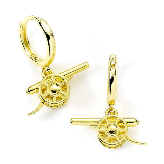 Hypo-allergenic Gold finish hoop earrings