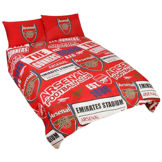 Striking patch design duvet cover