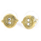 Harry Potter Gold Plated Time Turner Stud Earrings