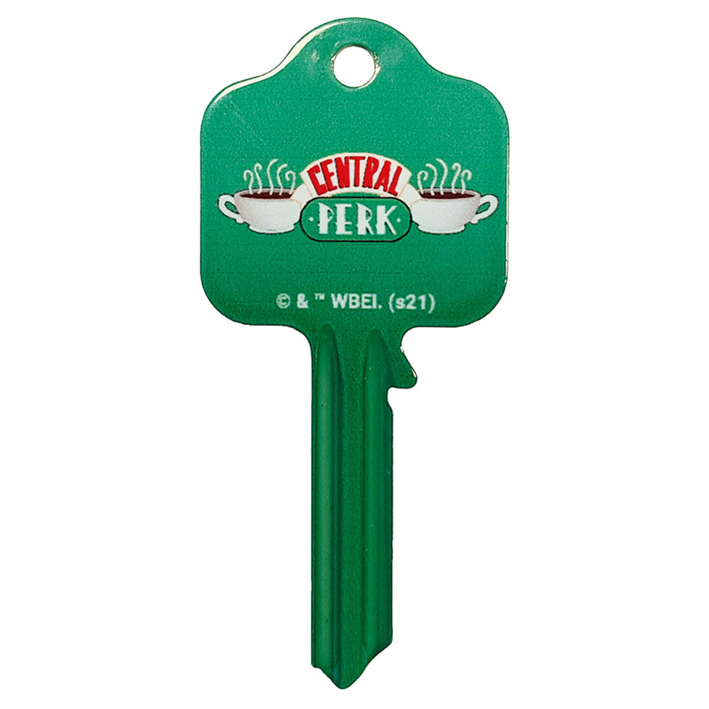 Ready to cut blank door key featuring the Central Perk logo