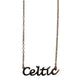 Celtic FC Gold Plated Name Dropper Necklace