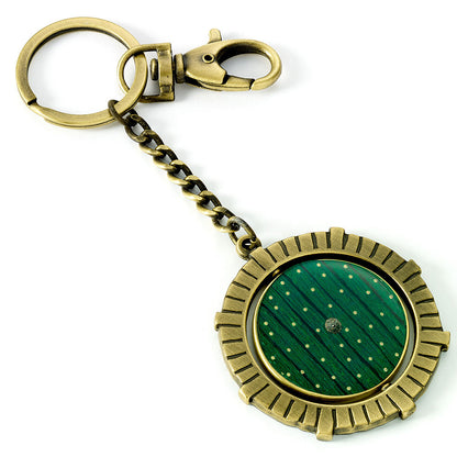 Bright, colourful and highly detailed spinner keyring featuring Bag End's front door