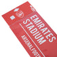 Arsenal FC Colour Street Sign