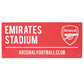 Arsenal FC Colour Street Sign