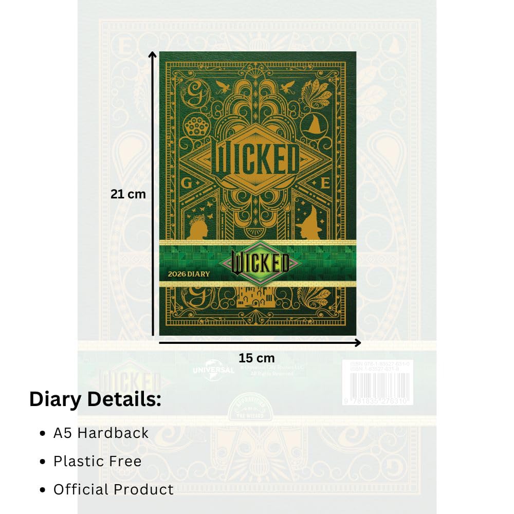 Wicked A5 Diary 2026