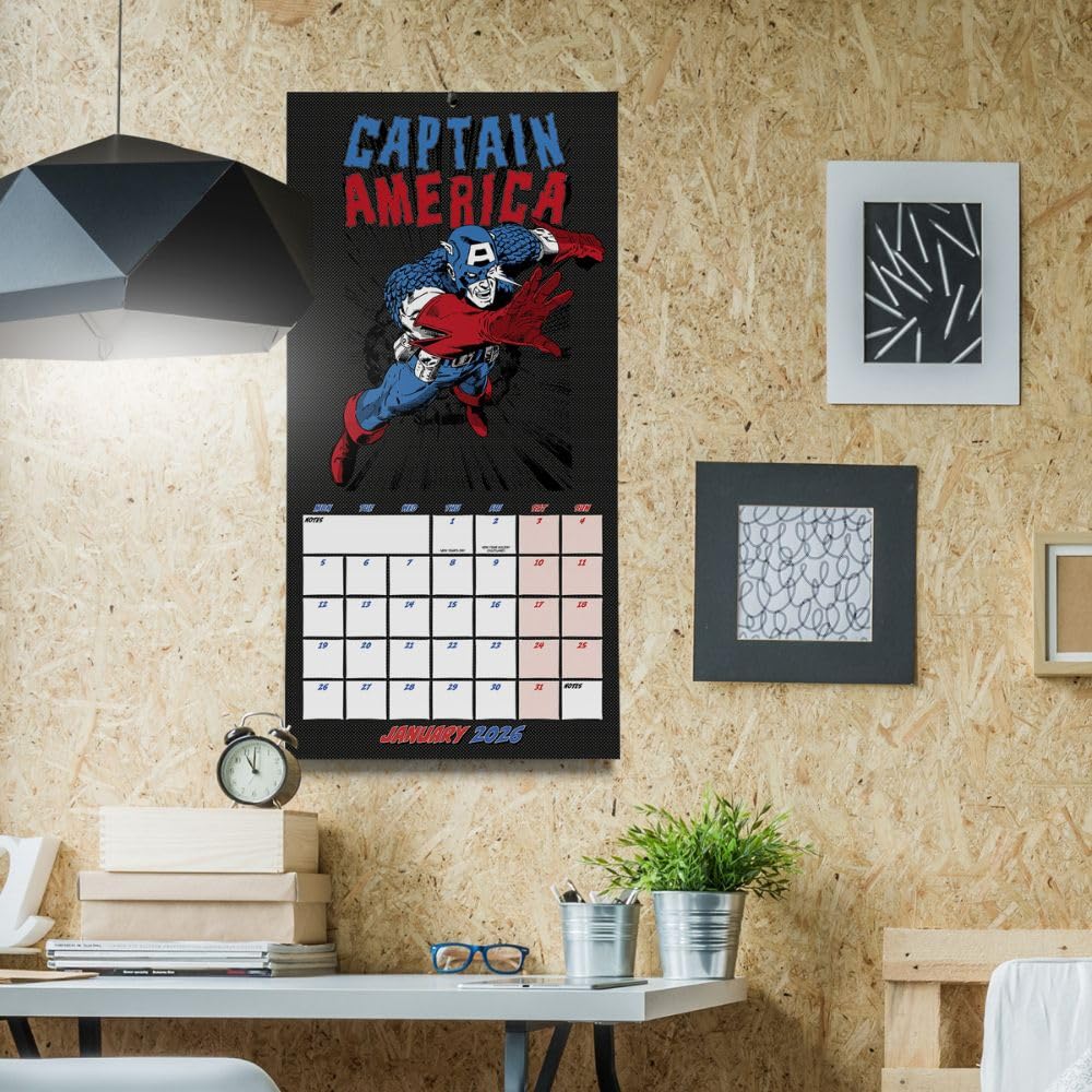 Marvel Comics Square Calendar 2026