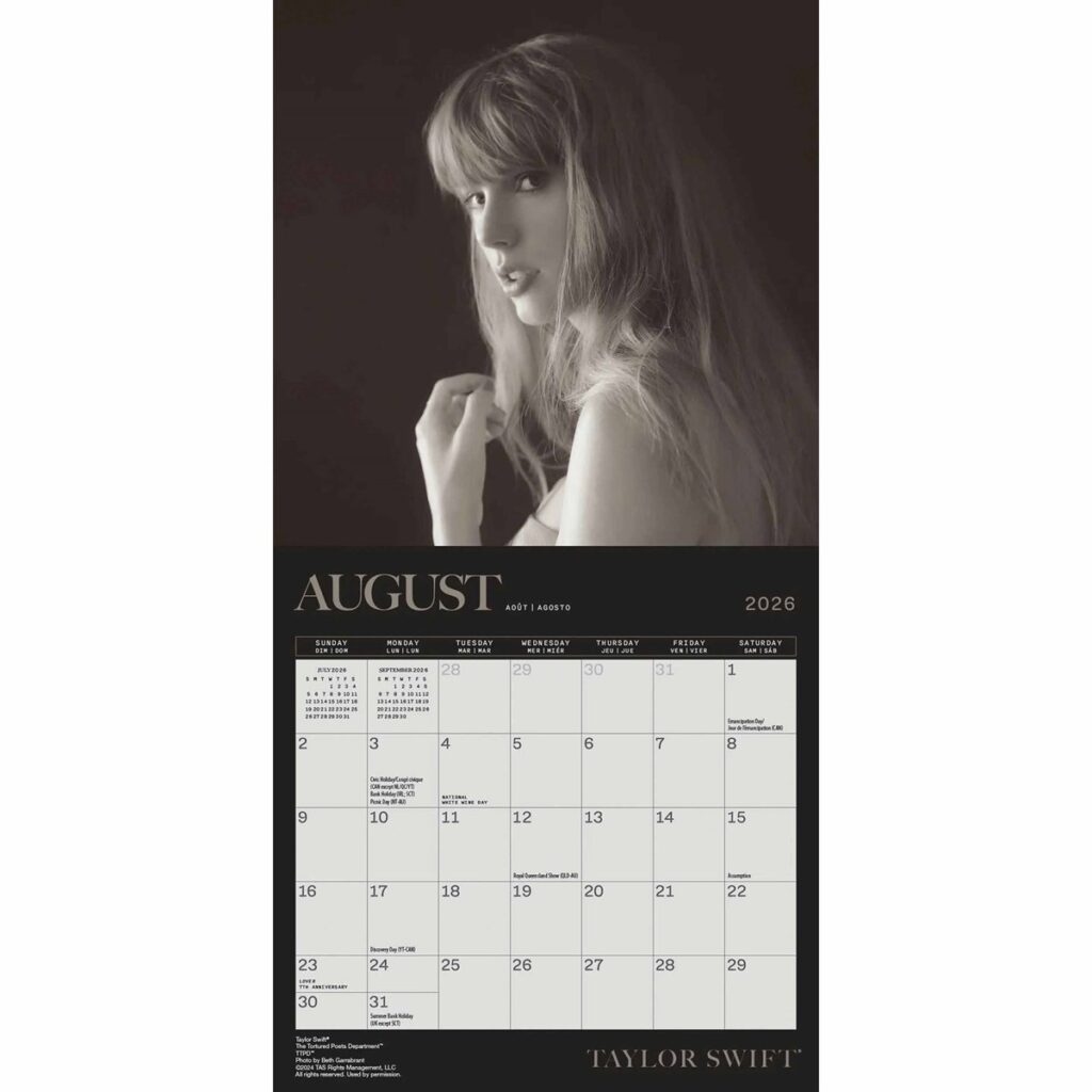 Taylor Swift Mini Calendar 2026
