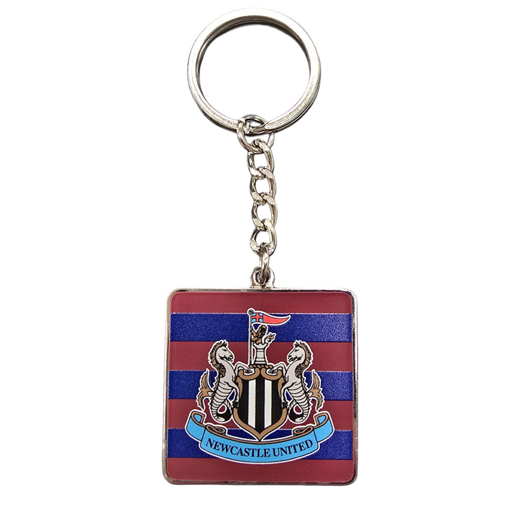 Newcastle United FC 95-96 Away Keyring & Badge Set