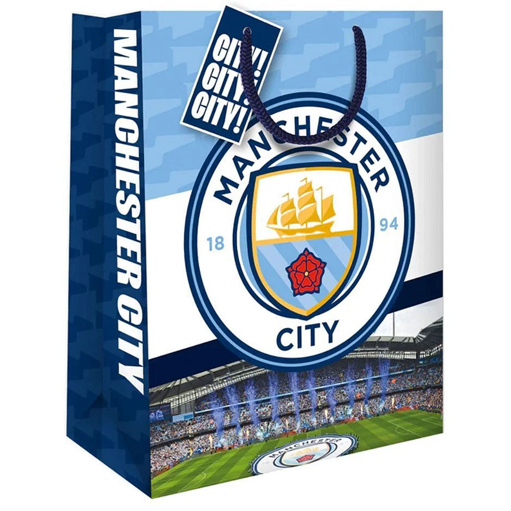 Manchester City FC Medium Colour Gift Bag