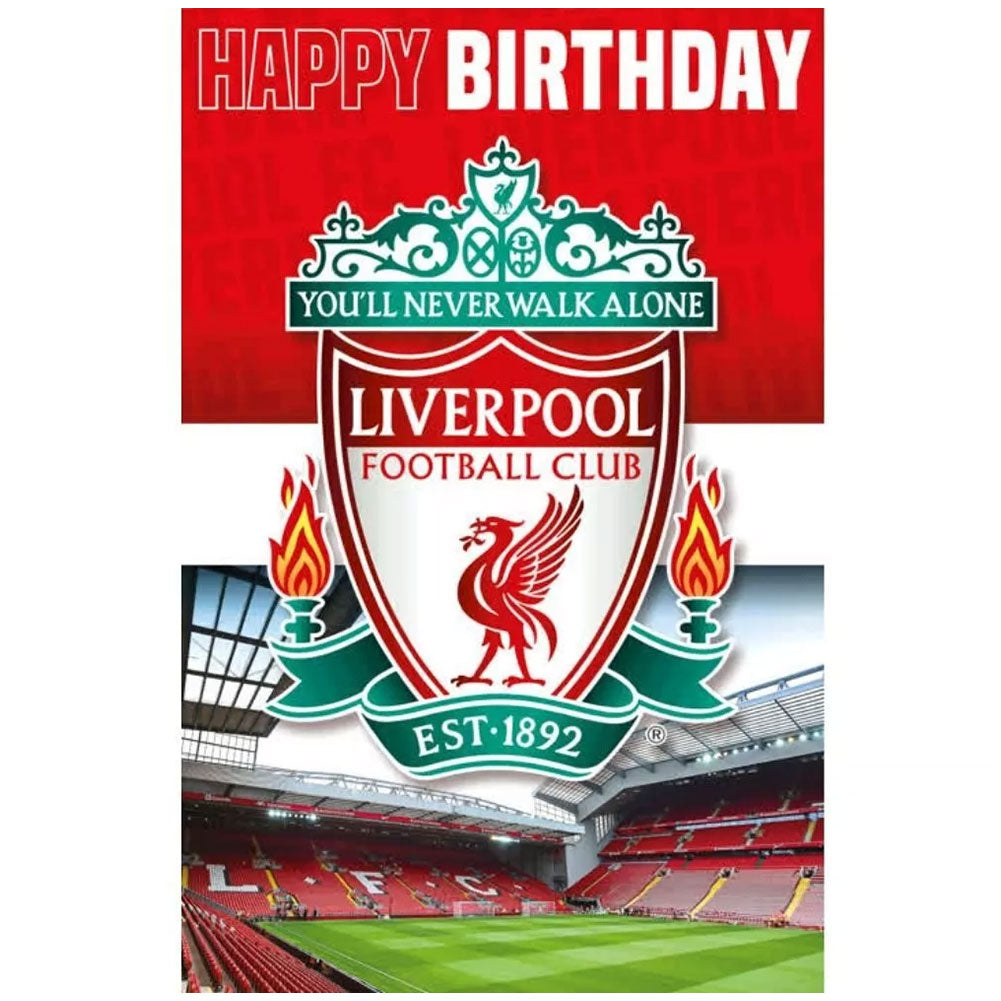 Liverpool FC 3D Lenticular Birthday Card