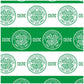 Celtic FC Text Gift Wrap