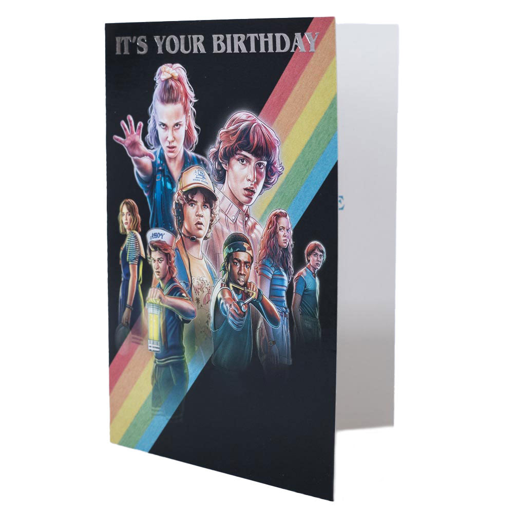 Stranger Things Birthday Card