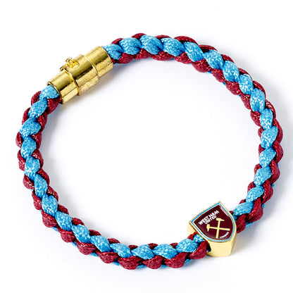 Stylish two tone woven bracelet
