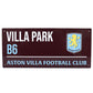Aston Villa FC Colour Street Sign