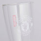Manchester United FC Mono Crest Tall Beer Glass