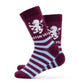 Aston Villa FC Twin Pack Dress Socks 7-11