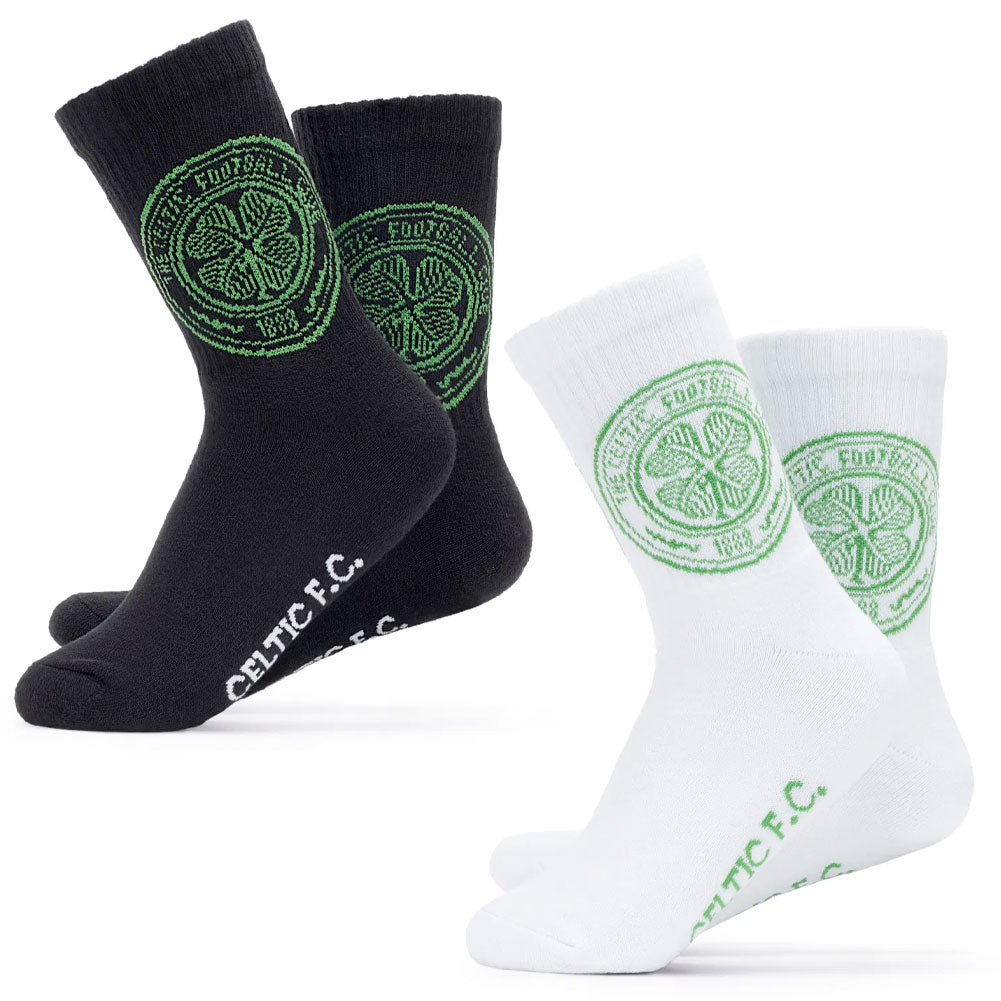 Celtic FC Twin Pack Sports Socks 7-11