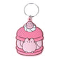 Pusheen Strawberry PVC Keyring