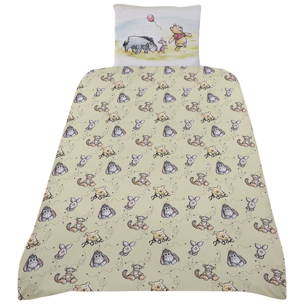 Winnie The Pooh Single Duvet Set